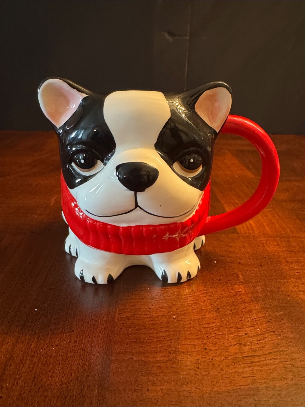3D Puppy Dog 20 oz Boston Terrier French Bulldog Coffee Team Mug Cup